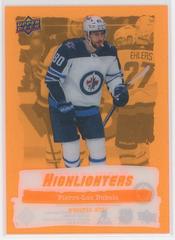 Pierre Luc Dubois [Orange] #HL-16 Hockey Cards 2022 Upper Deck Highlighters Prices
