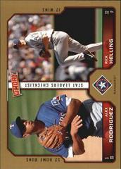 Alex Rodriguez, Rick Helling [Gold] #134 Baseball Cards 2002 Upper Deck Victory Prices