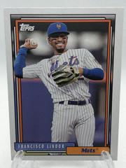 Francisco Lindor Baseball Cards 2021 Topps Update 1992 Redux Prices