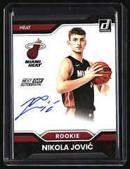 Nikola Jovic #ND-NJH Basketball Cards 2022 Panini Donruss Next Day Autographs Prices