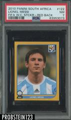 Lionel Messi [Red Back] Soccer Cards 2010 Panini South Africa FIFA World Cup Sticker Prices