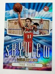 Trae Young [Winter Holo] Basketball Cards 2022 Panini Hoops Skyview Prices