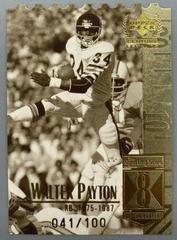Walter Payton [Century Collection] #8 Football Cards 1999 Upper Deck Century Legends Prices