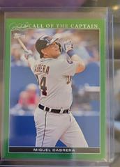 Miguel Cabrera [Green] #12 Baseball Cards 2022 Topps X Derek Jeter Prices