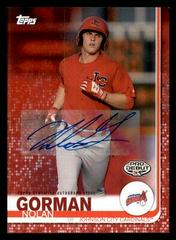 Nolan Gorman [Autograph Red] #191 Baseball Cards 2019 Topps Pro Debut Prices