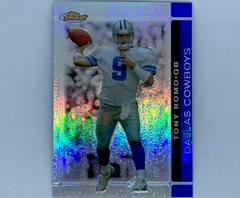 Tony Romo [Blue Refractor] #4 Football Cards 2007 Topps Finest Prices