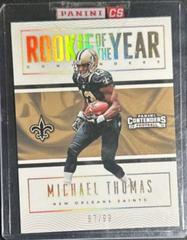 Michael Thomas [Holo] #9 Football Cards 2016 Panini Contenders Rookie of the Year Prices