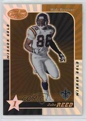 Jake Reed [1 Star Mirror Gold] Football Cards 2000 Leaf Certified Prices