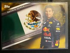 Sergio Perez [Gold] #FF-SP Racing Cards 2021 Topps Formula 1 Flags of Foundation Prices
