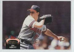 Jim Abbott Baseball Cards 1992 Stadium Club Prices