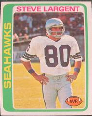 Steve Largent #443 Football Cards 1978 Topps Prices