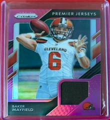 Baker Mayfield [Pink] Football Cards 2018 Panini Prizm Premier Jerseys Prices