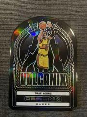 Trae Young #3 Basketball Cards 2021 Panini Obsidian Volcanix Prices