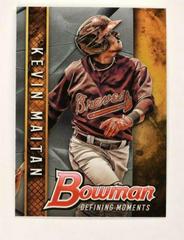 Kevin Maitan #BDM-KM Baseball Cards 2017 Bowman Draft Defining Moments Prices
