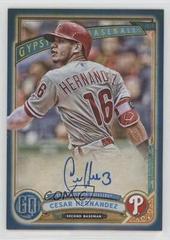 Cesar Hernandez [Indigo] #GQA-CH Baseball Cards 2019 Topps Gypsy Queen Autographs Prices