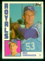 Bret Saberhagen Baseball Cards 1984 Topps Traded Tiffany Prices