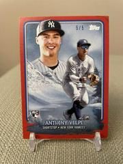 Anthony Volpe [Bright Red] #BT-9 Baseball Cards 2023 Topps X Bob Ross The Joy Of Budding Talents Prices