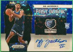 GG Jackson II [Blue] #10 Basketball Cards 2023 Panini Prizm Fast Break Rookie Autograph Prices