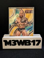 The Rock [Gold Flash] #6 Wrestling Cards 2023 Panini Select WWE Sensations Prices