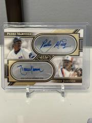 Pedro Martinez, Randy Johnson Baseball Cards 2023 Topps Tier One Dual Autographs Prices