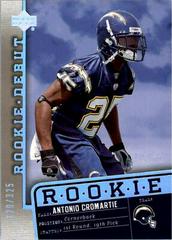Antonio Cromartie [Holofoil] #167 Football Cards 2006 Upper Deck Rookie Debut Prices