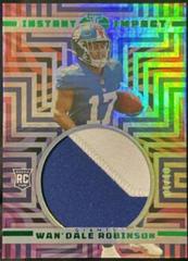 Wan'Dale Robinson [Green] #II-WR Football Cards 2022 Panini Illusions Instant Impact Prices