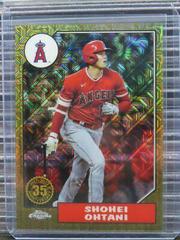 Shohei Ohtani [Gold] #T87C-1 Baseball Cards 2022 Topps Silver Pack 1987 Chrome Prices