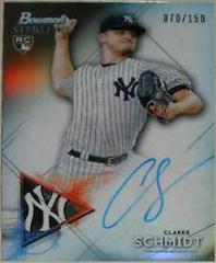 Clarke Schmidt [Refractor] Baseball Cards 2021 Bowman Sterling Rookie Autographs Prices