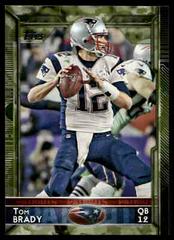 Tom Brady [Throwing Camo] #125 Football Cards 2015 Topps Prices