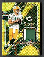 Aaron Rodgers [Gold Prizm] Football Cards 2020 Panini Select Swatches Prices