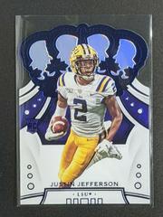 Justin Jefferson [Blue] Football Cards 2020 Panini Chronicles Draft Picks Crown Royale Prices