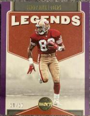 Jerry Rice [Violet] Football Cards 2022 Panini Legacy Prices