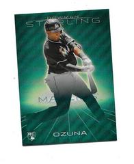 Marcell Ozuna [Blue Refractor] #9 Baseball Cards 2013 Bowman Sterling Prices