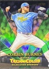 Corbin Burnes [Green] #TT-12 Baseball Cards 2023 Topps Chrome in Technicolor Prices