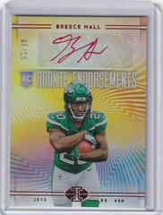 Breece Hall [Red] #RE-BH Football Cards 2022 Panini Illusions Rookie Endorsements Autographs Prices