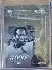 Lou Brock #MM-2 Baseball Cards 2022 Topps Black and White Milestone Moment Prices