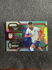 Ricardo Pepi [Silver] Soccer Cards 2022 Panini Prizm World Cup New Era Prices