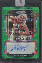 Alexa Bliss [Green Pulsar Prizm] #SA-ABL Wrestling Cards 2022 Panini Prizm WWE Superstar Autographs Prices
