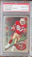 Jerry Rice [Red Siege Artist's Proofs] #3 Football Cards 1995 Panini Score Prices