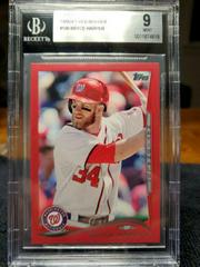 Bryce Harper [Red Target Border] #100 Baseball Cards 2014 Topps Prices