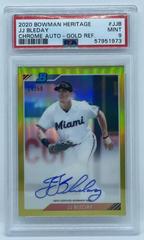 JJ Bleday [Gold Refractor] Baseball Cards 2020 Bowman Heritage Chrome Autographs Prices