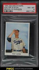 Walter Alston [Brooklyn Dodgers] Baseball Cards 1955 Golden Stamps Prices