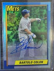 Bartolo Colon [Green] Baseball Cards 2023 Topps Archives 1990 Fan Favorites Autographs Prices