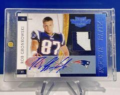 Rob Gronkowski [Patch Autograph] Football Cards 2010 Panini Rookies & Stars Prices