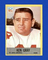 Ken Gray #160 Football Cards 1967 Philadelphia Prices