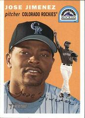 Jose Jimenez #167 Baseball Cards 2003 Topps Heritage Prices