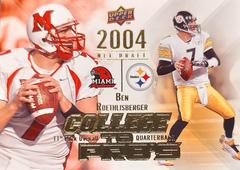 Ben Roethlisberger #CTP-BR Football Cards 2009 Upper Deck Rookie Exclusives College to Pros Prices