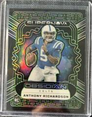 Anthony Richardson [Green Electric Etch] #1 Football Cards 2023 Panini Obsidian Supernova Prices