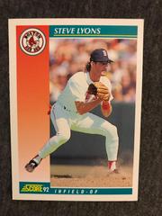 Steve Lyons #294 Baseball Cards 1992 Score Prices