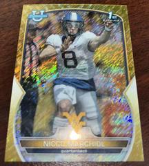 Nicco Marchiol [Gold Shimmer] Football Cards 2022 Bowman Chrome University Prices